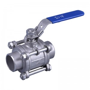 3 Piece Welded Ball Valve